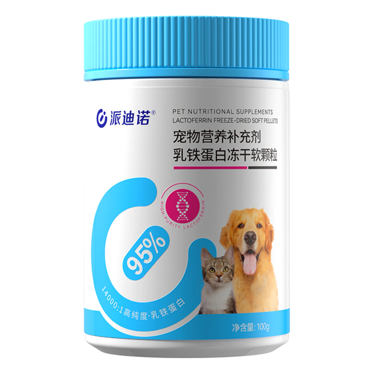 宠物营养补充剂乳铁蛋白冻干软颗粒 · 100g