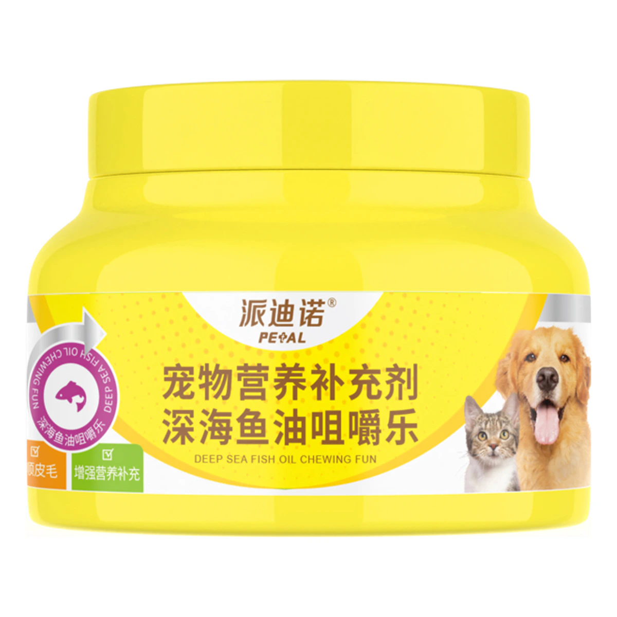 宠物营养补充剂 深海鱼油咀嚼片 · 100g
