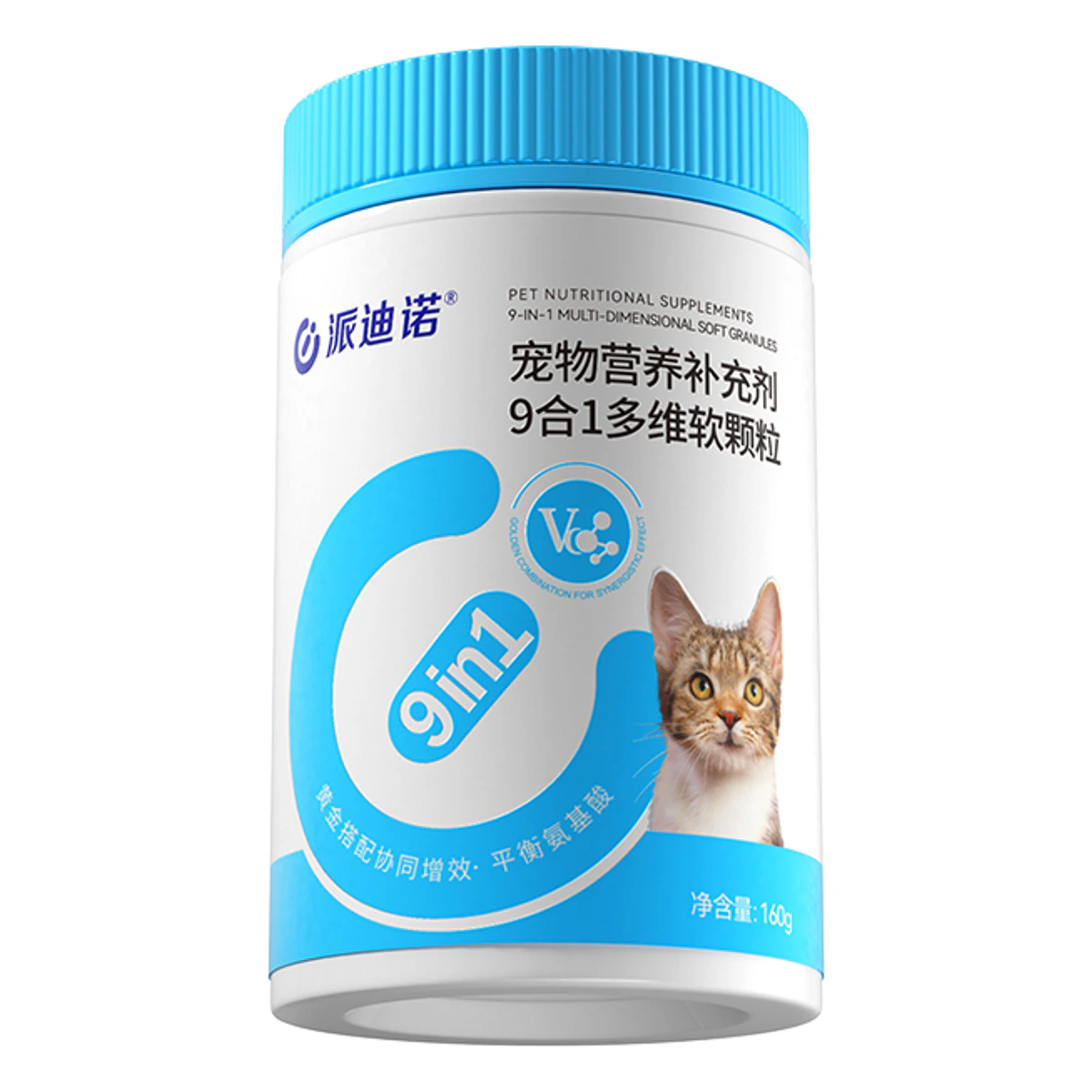 宠物营养补充剂9合1多维软颗粒（猫用） · 160g