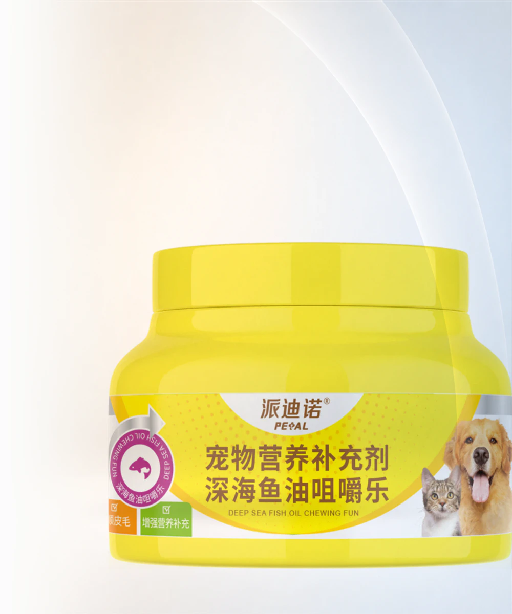 宠物营养补充剂 深海鱼油咀嚼片 · 100g